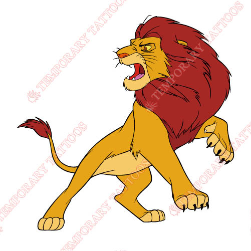 The Lion King Customize Temporary Tattoos Stickers NO.942